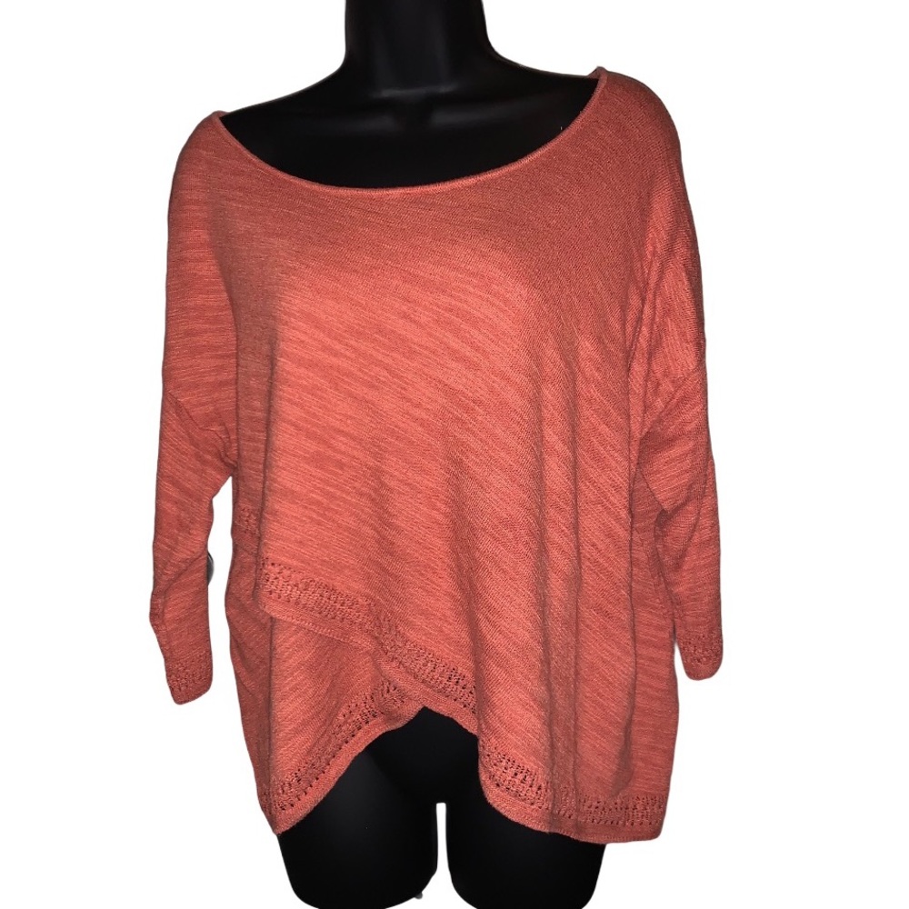 Moth Anthropologie Cross Front Knit Blouse Small